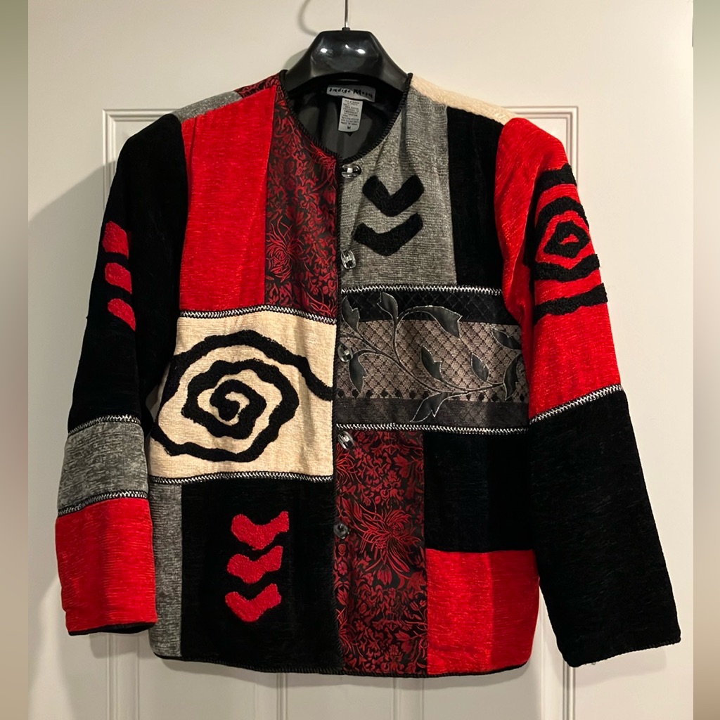 Women’s Embroidered Boho Jacket Indigo Moon